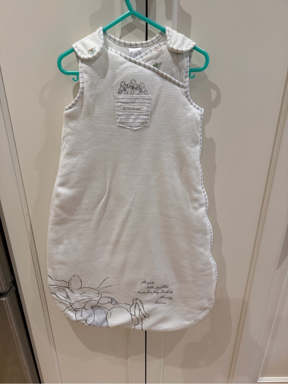 Peter rabbit 6-12m White Floral Baby Sleep Sack